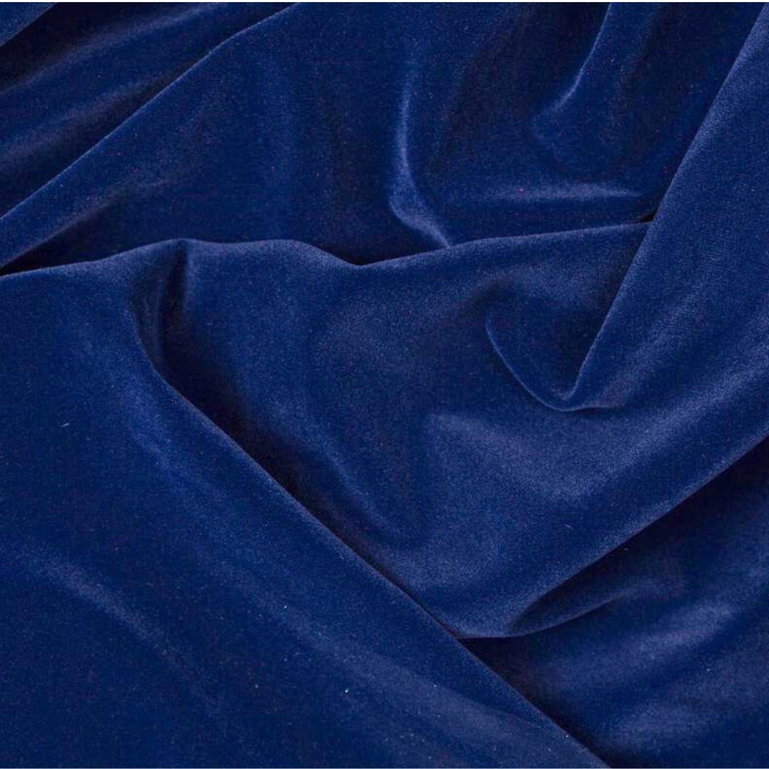 Velours bleu marine